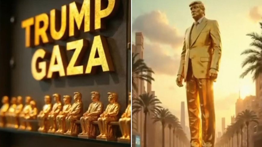 Trump shares bizarre AI video of Gaza vision