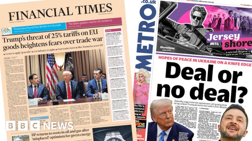 The papers: 'Putin will strike again' and Starmer heads to DC