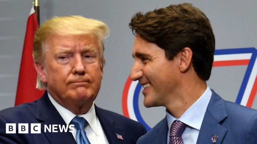 Trudeau hits out at 'dumb' tariffs as Trump warns of further hikes against Canada