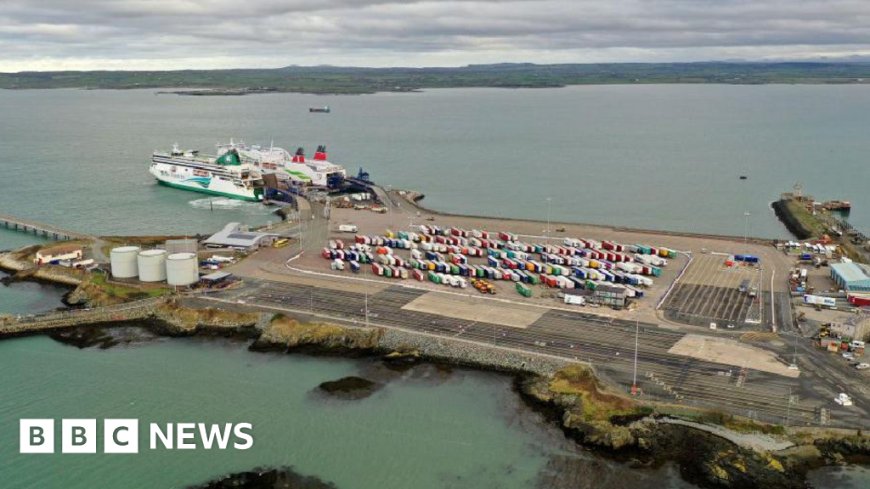 Holyhead port damaged before Storm Darragh peaked