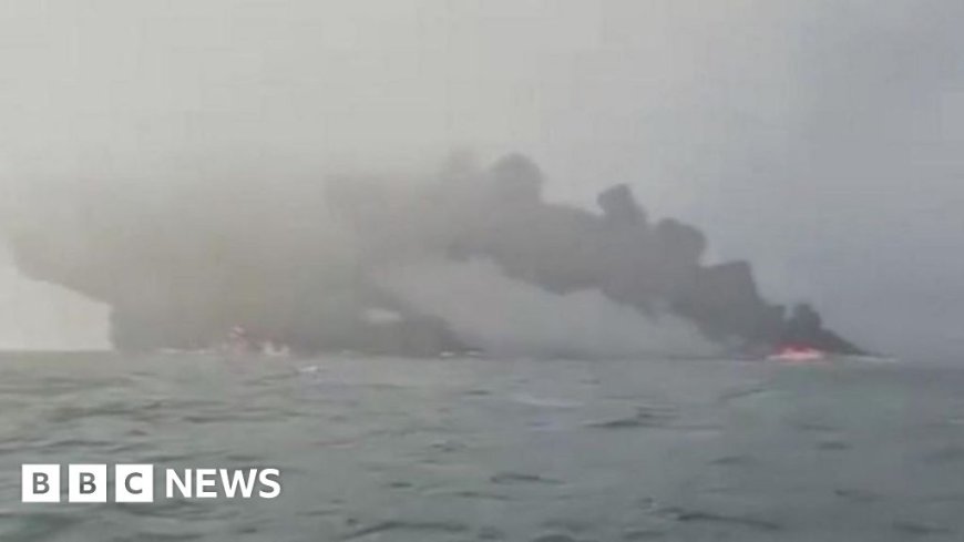 Oil tanker and cargo ship collide in North Sea