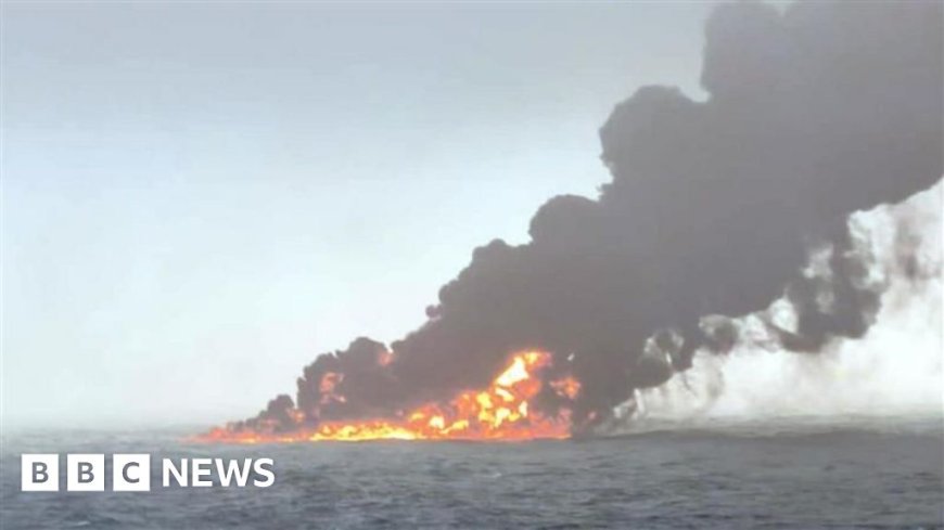 Ship carrying chemical hit tanker laden with fuel