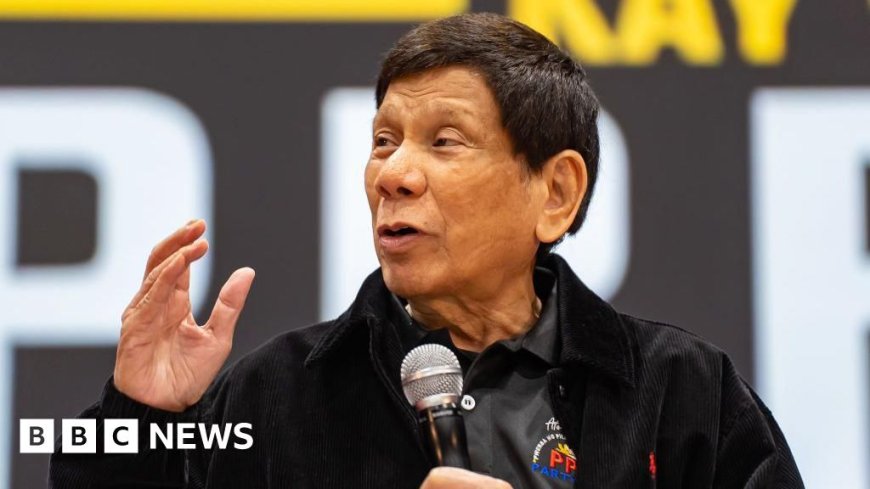 Philippines ex-leader Duterte on plane to the Hague after arrest